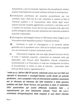 Allc istanza proscioglimento immediato ex art. 129 cpp