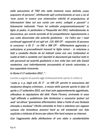 Allc istanza proscioglimento immediato ex art. 129 cpp