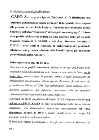 Allc istanza proscioglimento immediato ex art. 129 cpp