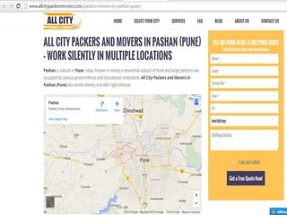 Packers and Movers in Pashan (Pune) - All City Packers and Movers®