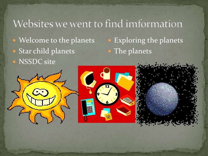 4th Grade Solar System Powerpoint Project