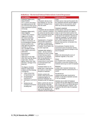 5 | TB_Dr Sitanshu Kar_JIPMER P a g e
 