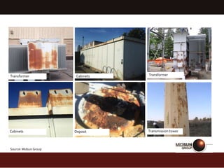 Source: Midsun Group
Transformer Cabinets Transformer
Cabinets Deposit Transmission tower
 