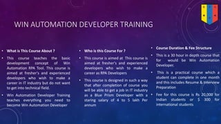 All courses information new