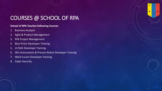 All courses information new