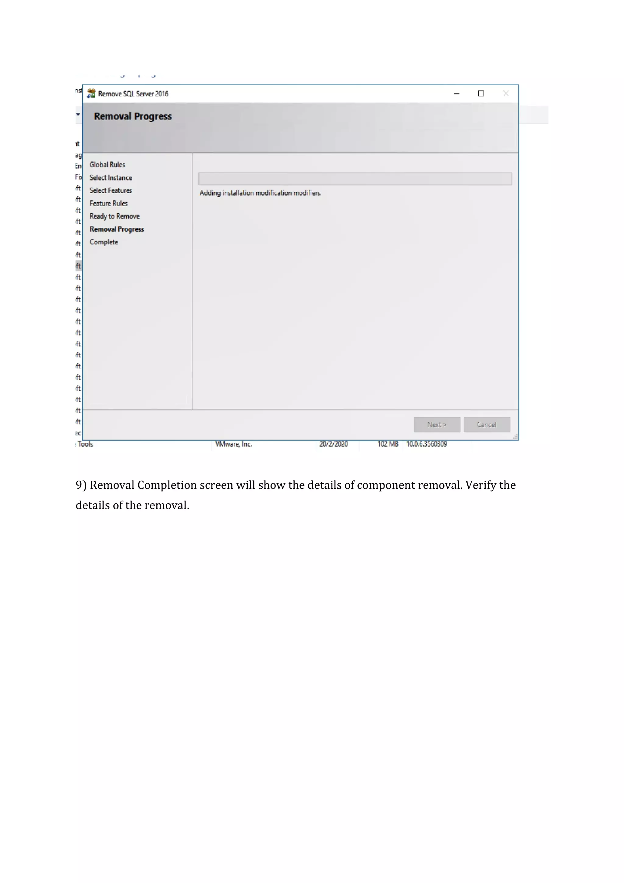 Uninstallting microsoft sql server 2016 | PDF