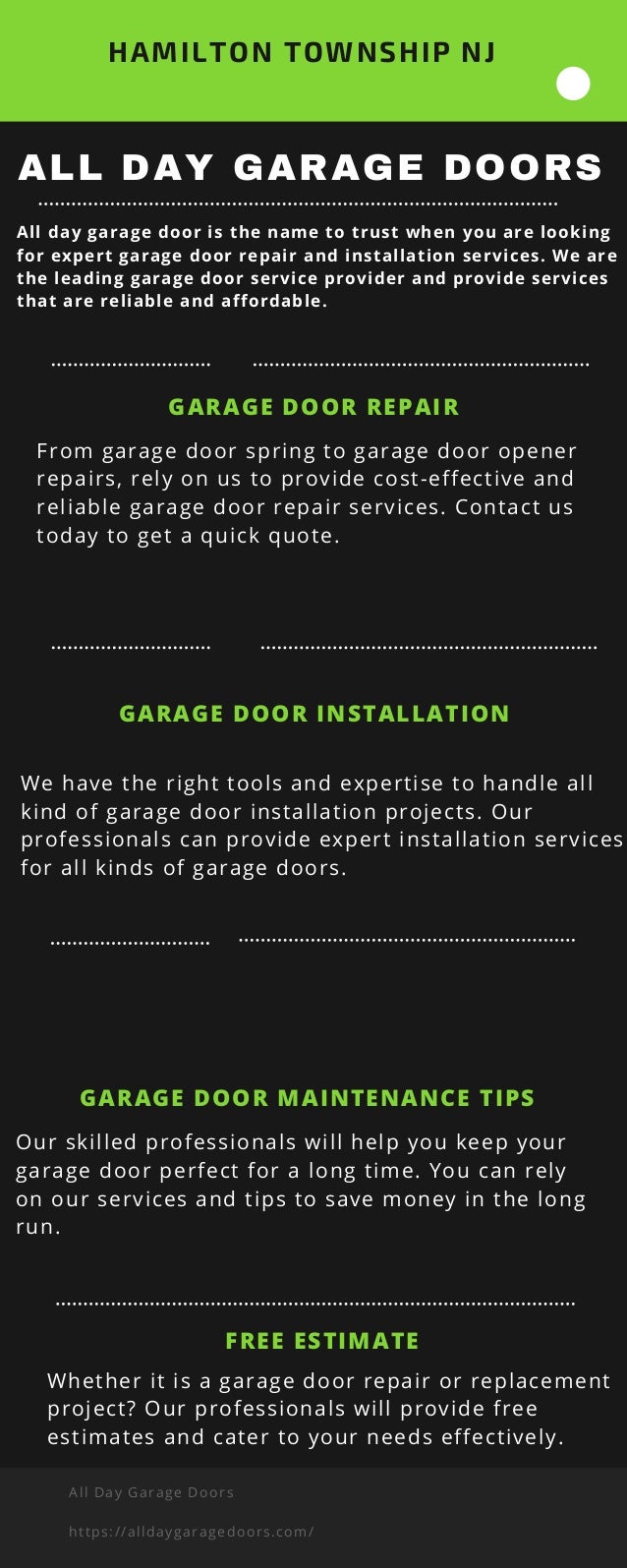 All Day Garage Doors Hamilton Township Nj