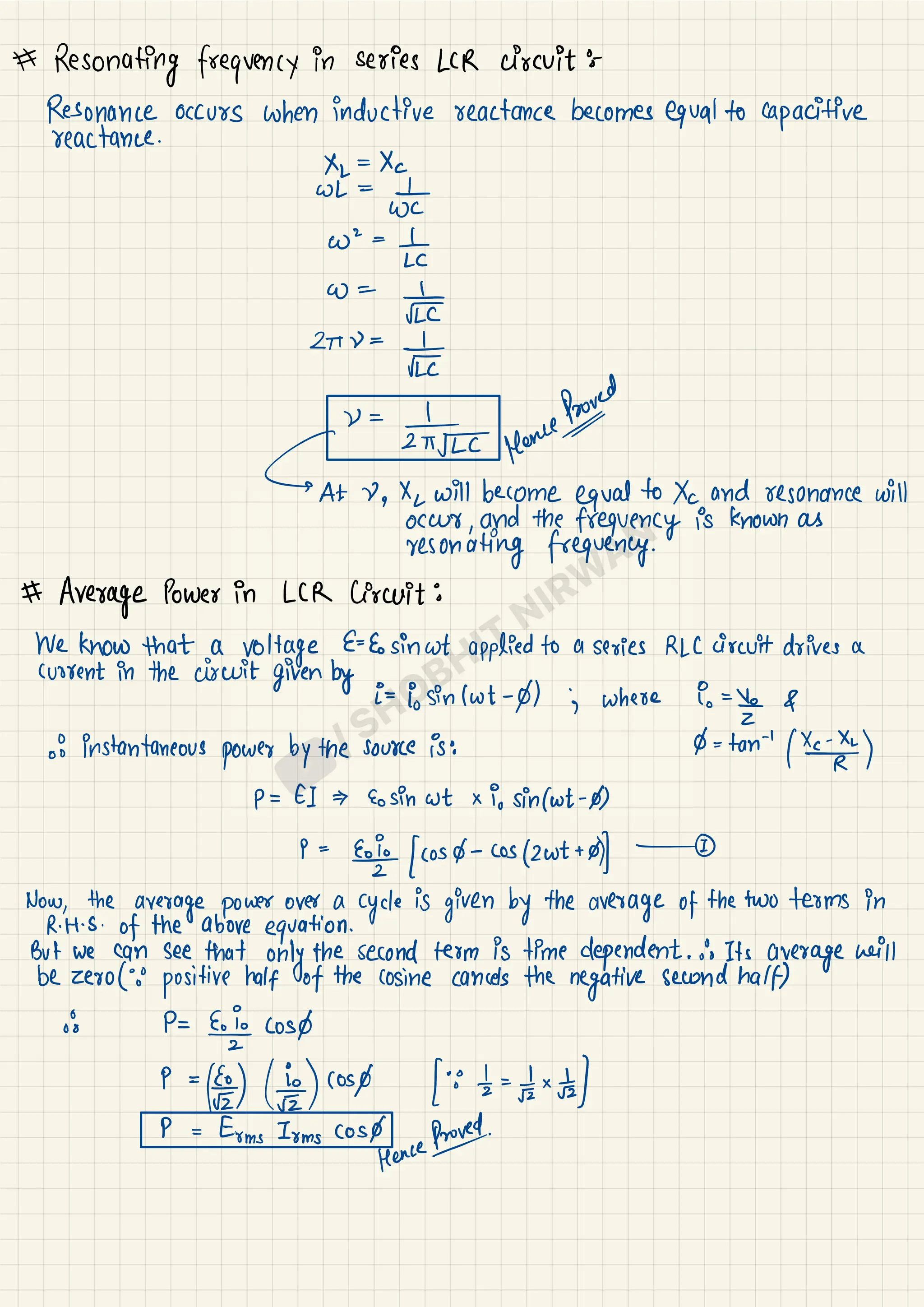 All Derivations - Physics Class 12 (1).pdf