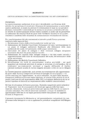 14-4-2006 Supplemento ordinario alla GAZZETTA UFFICIALE Serie generale - n. 88 
 