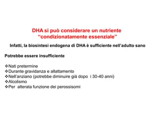 Gli acidi grassi essenziali (EFA) “vitamina F” Omega-3 e -6