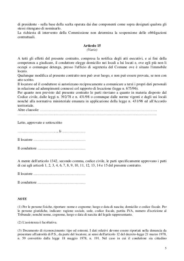 Modello Contratto Concordato 32