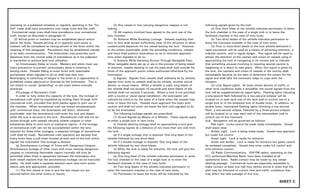 operating on a published schedule or regularly operating in the "for
hire" trade shall have precedence over cargo tows and like craft.
Commercial cargo tows shall have precedence over recreational
craft, except as described in paragraph (f).
(2) Arrival posts or markers may be established above and/or
below the locks. Vessels arriving at or opposite such posts or
markers will be considered as having arrived at the locks within the
meaning of this paragraph. Precedence may be established visually
or by radio communication. The lockmaster may prescribe such
departure from the normal order of precedence as in his judgment
is warranted to achieve best lock utilization.
(e) Unnecessary Delay at Locks. Masters and pilots must use
every precaution to prevent unnecessary delay in entering or
leaving locks. Vessels failing to enter locks with reasonable
promptness when signaled to do so shall lose their turn.
Rearranging or switching of barges in the locks or in approaches is
prohibited unless approved or directed by the lockmaster. This is
not meant to curtail "jackknifing" or set-overs where normally
practiced.
(f)Lockage of Recreation Craft.
In order to fully utilize the capacity of the lock, the lockage of
recreational craft shall be expedited by locking them through with
commercial craft, provided that both parties agree to joint use of
the chamber. When recreational craft are locked simultaneously
with commercial tows, the lockmaster will direct, whenever
practicable, that the recreational craft enter the lock and depart
while the tow is secured in the lock. Recreational craft will not be
locked through with vessels carrying volatile cargoes or other
substances likely to emit toxic or explosive vapors. If the lockage
of recreational craft can not be accomplished within the time
required for three other lockages, a separate lockage of recreational
craft shall be made. Recreational craft operators are advised that
many locks have a pull chain located at each end of the lock which
signals the lockmaster that lockage is desired.
(g) Simultaneous Lockage of Tows with Dangerous Cargoes.
Simultaneous lockage of other rows with tows carrying dangerous
cargoes or containing flammable vapors normally will only be
permitted when there is agreement between the lockmaster and
both vessel masters that the simultaneous lockage can be executed
safely. He shall make a separate decision each time such action
seems safe and appropriate, provided:
(1) The first vessel or tow in and the last vessel out are
secured before the other enters or leaves.
(2) Any vessel or tow carrying dangerous cargoes is not
leaking.
(3) All masters involved have agreed to the joint use of the
lock chamber.
(h) Stations While Awaiting Lockage. Vessels awaiting their
turn to lock shall remain sufficiently clear of the structure to allow
unobstructed departure for the vessel leaving the lock. However,
to the extent practicable under the prevailing conditions, vessels
and tows shall position themselves so as to minimize approach
time when signaled to do so.
(i) Stations While Awaiting Access Through Navigable Pass.
When navigable dams are up or are in the process of being raised
or lowered, vessels desiring to use the pass shall wait outside the
limits of the approach points unless authorized otherwise by the
lockmaster.
(j) Signals. Signals from vessels shall ordinarily be by whistle;
signals from locks to vessels shall be by whistle, another sound
devise, or visual means. When a whistle is used, long blasts of
the whistle shall not exceed 10 seconds and short blasts of the
whistle shall not exceed 3 seconds. Where a lock is not provided
with a sound or visual signal installation, the lockmaster will
indicate by voice or by the wave of a hand when the vessels may
enter or leave the lock. Vessels must approach the locks with
caution and shall not enter nor leave the lock until signaled to do
so by the lockmaster.
The following lockage signals are prescribed:
(1) Sound Signals by Means of a Whistle. These signals apply
at either a single lock or twin locks.
(i) Vessels desiring lockage shall on approaching a lock give
the following signals at a distance of not more than one mile from
the lock:
(a) If a single lockage only is required: One long blast of the
whistle followed by one short blast.
(b) If a double lockage is required: One long blast of the
whistle followed by two short blasts.
(ii) When the lock is ready for entrance, the lock will give the
following signals:
(a) One long blast of the whistle indicates permission to enter
the lock chamber in the case of a single lock or to enter the
landward chamber in the case of twin locks.
(b) Two long blasts of the whistle indicates permission to
enter the riverward chamber in the case of twin locks.
(iii) Permission to leave the locks will be indicated by the
following signals given by the lock:
(a) One short blast of the whistle indicates permission to leave
the lock chamber in the case of a single lock or to leave the
landward chamber in the case of twin locks.
(b) Two short blasts of the whistle indicates permission to
leave the riverward chamber in the case of twin locks.
(iv) Four or more short blasts of the lock whistle delivered in
rapid succession will be used as a means of attracting attention, it
indicate caution, and to signal danger. This signal will be used to
attract the attention of the captain and crews of vessels using or
approaching the lock or navigating in its vicinity and to indicate
that something unusual involving or requiring special caution is
happening or is about to take place. When this signal is given by
the lock, the captains and crews of vessels in the vicinity shall
immediately become on the alert to determine the reason for the
signal and shall take the necessary steps to cope with the
situation.
(2) Lock Signal Lights. At locks where density of traffic or
other local conditions make it advisable, the sound signals from the
lock will be supplemented by signal lights. Flashing lights (showing
a one-second flash followed by a two-second eclipse) will be
located on or near each end of the land wall to control use of a
single lock or of the landward lock of double locks. In addition, at
double locks, interrupted flashing lights (showing a one-second
flash, a one-second eclipse, followed by a three-second eclipse)
will be located on or near each end of the intermediate wall to
control use of the riverward
lock. Navigation will be governed as follows:
Red Light. Locks cannot be made ready immediately. Vessel
shall stand clear.
Amber Light. Lock is being made ready. Vessel may approach
but under full control.
Green Light. Lock is ready for entrance.
Green and Amber. Lock is ready for entrance but gates cannot
be recessed completely. Vessel may enter under full control and
with extreme caution.
(3) Radio Communications. VHF-FM radios, operating on the
FCC authorized Maritime Band, have been installed at all
operational locks. Radio contact may be made by any vessel
desiring passage. Commercial tows are especially requested to
make contact at least one half hour before arrival in order that the
pilot may be informed of current river and traffic conditions that
may affect the safe passage of this tow.
SHEET C
 