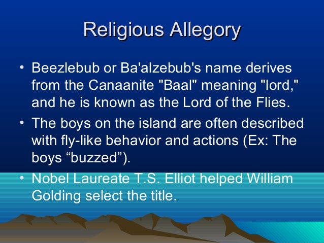 lord of the flies human allegory essay Why should you care about allegory in william golding’s lord of the flies we have the answers here, in a quick and easy way. lord of the flies human allegory essay Why should you care about allegory in william golding’s lord of the flies we have the answers here, in a quick and easy way.