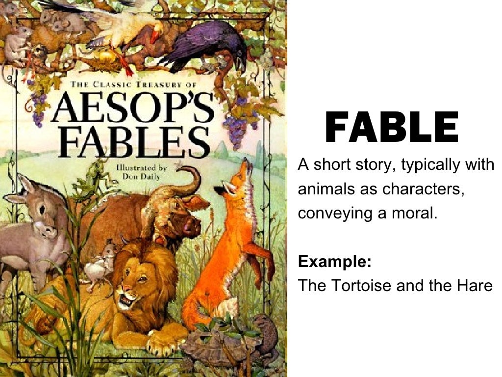 Allegory, Fable, and Moral