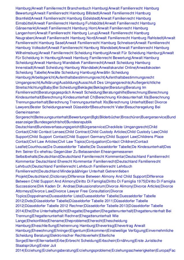 Umgangsrecht Gesetzliche Regelung