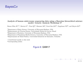 BayesCπ

Analysis of human mini-exome sequencing data using a Bayesian hierarchical mixture
model: Genetic Analysis Worksh...