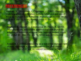 Allelopathy And It S Role In Weed Management Pptx