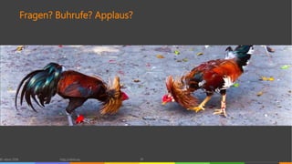 Fragen? Buhrufe? Applaus?
© vibrio 2016 http://vibrio.eu 19
 