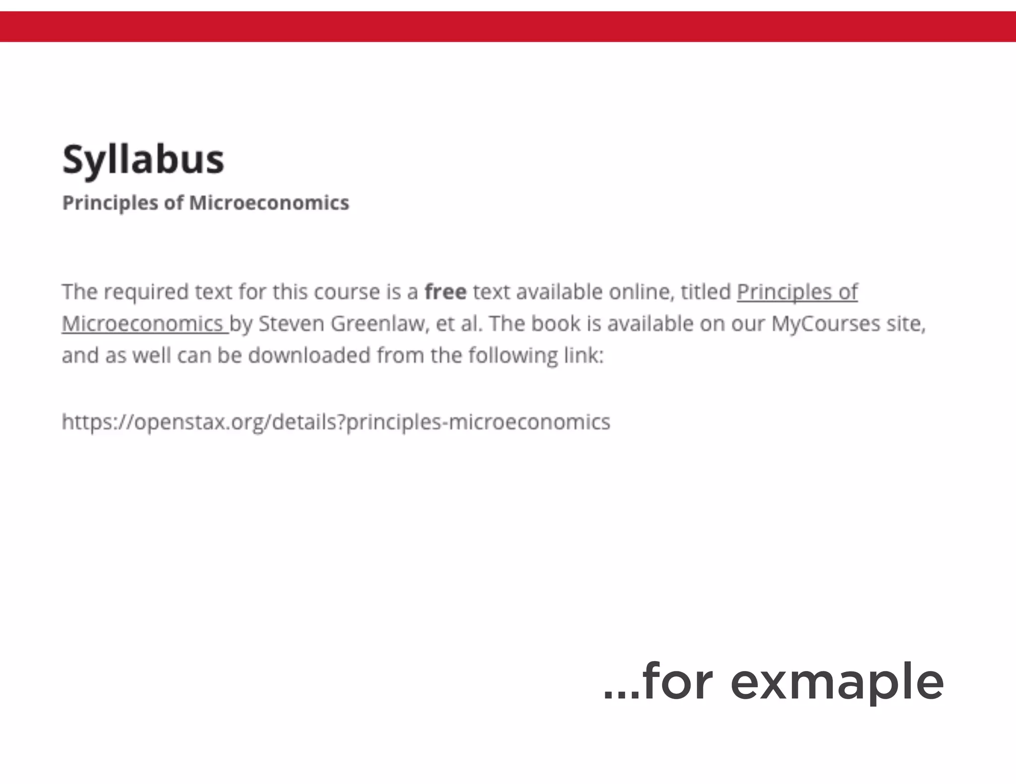 …for exmaple
 