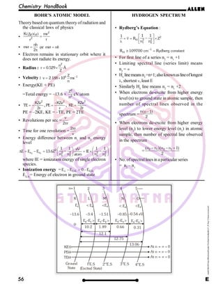 Atomic Structure Allen Module Allen-Chemistry (IIT-JEE).pdf jee aspirants | PDF