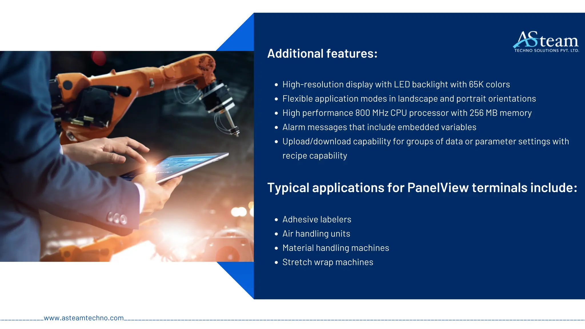 Rockwell Automation 2711R PanelView 800 HMI | PDF