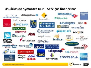Usuários do Symantec DLP – Serviços financeiros




Symantec Data Loss Prevention                     18
 