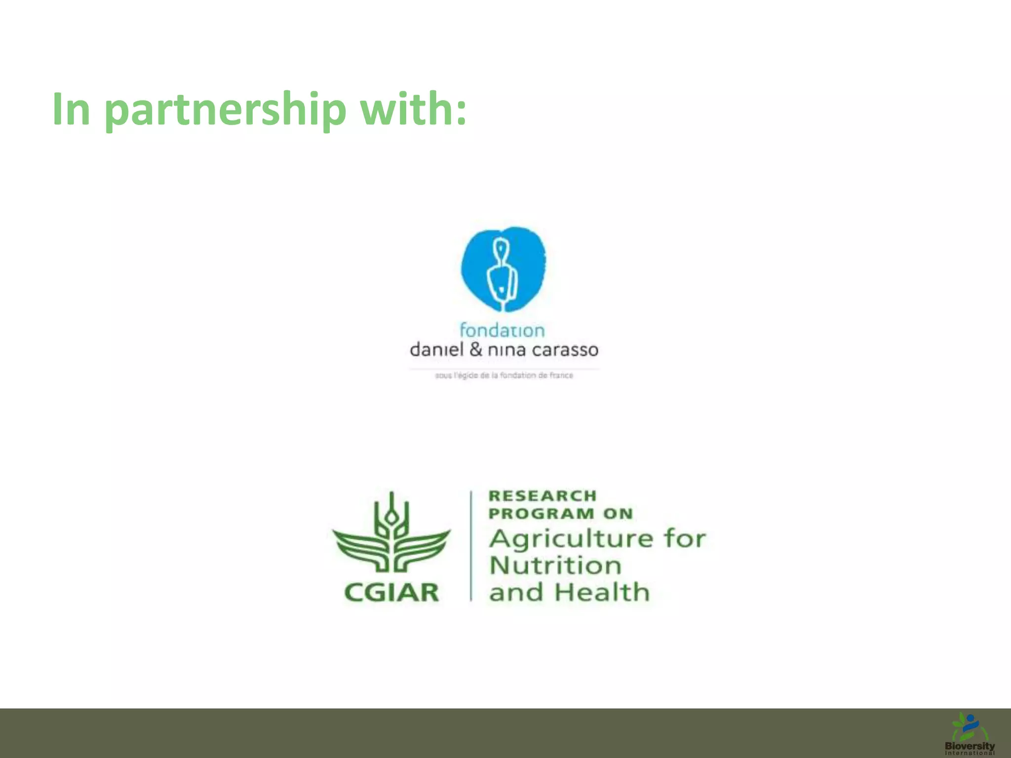 In partnership with:
 