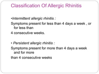 Allergic Disorders In Children | PPTX