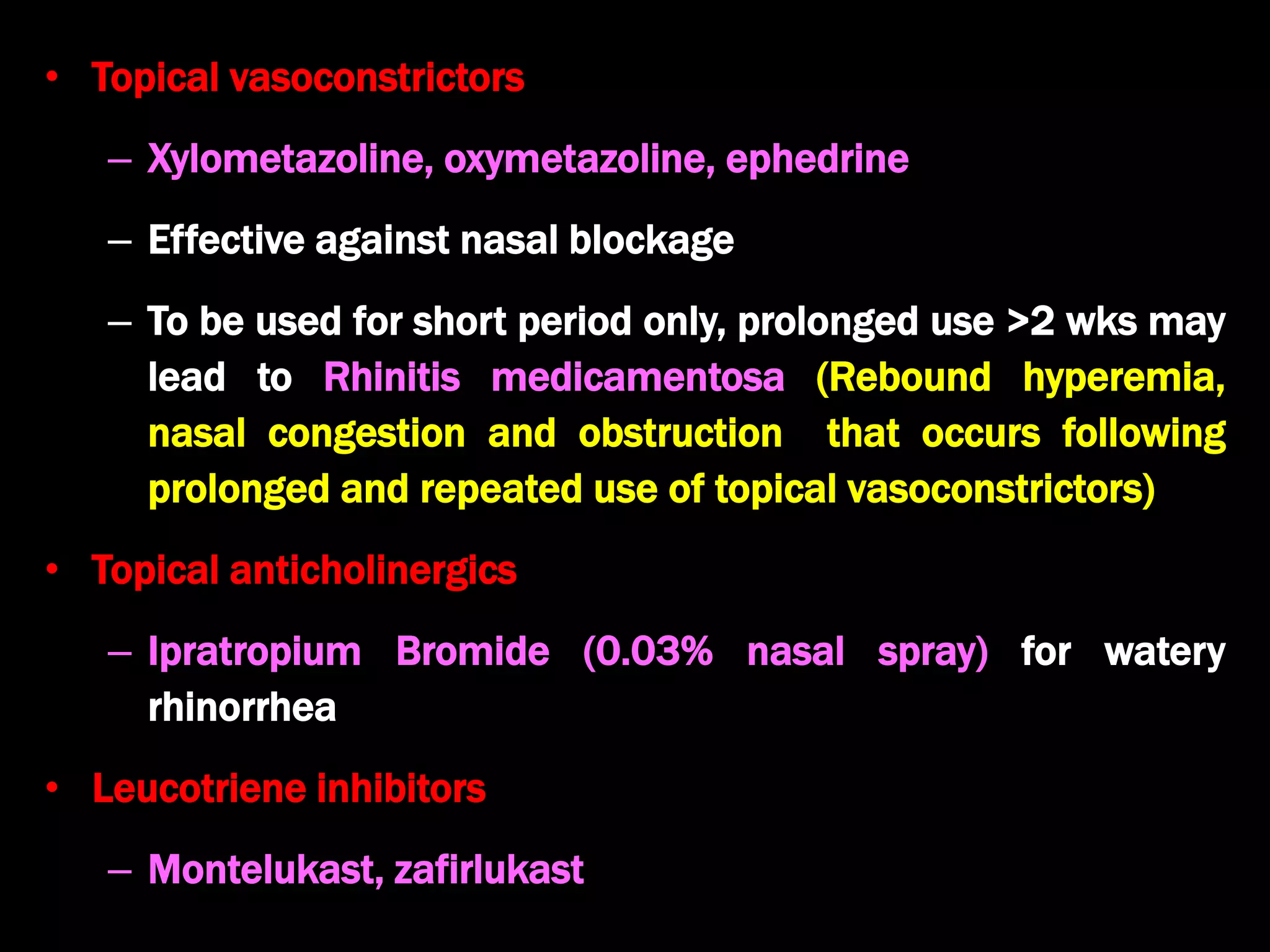 Allergic and intrinsic rhinitis | PPT