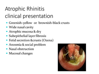 Allergic and non allergic rhinitis | PPTX