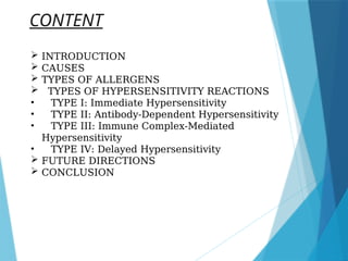 Comprehensive Overview of Allergic and Hypersensitivity Reactions ...