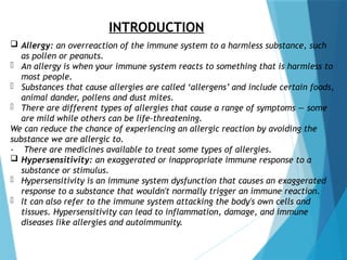 Comprehensive Overview of Allergic and Hypersensitivity Reactions ...