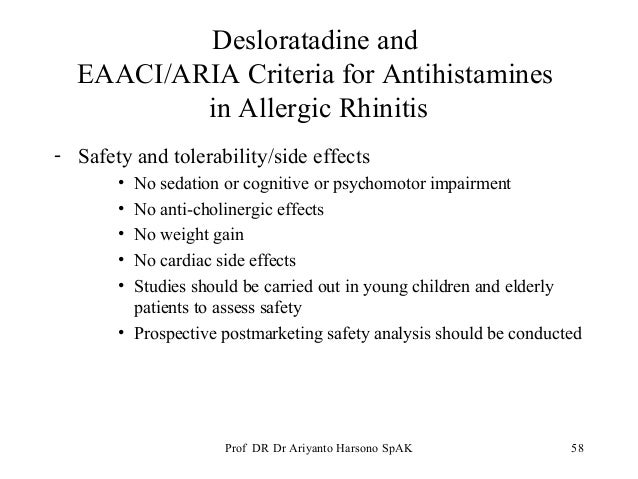 Desloratadine Pediatric Dosing