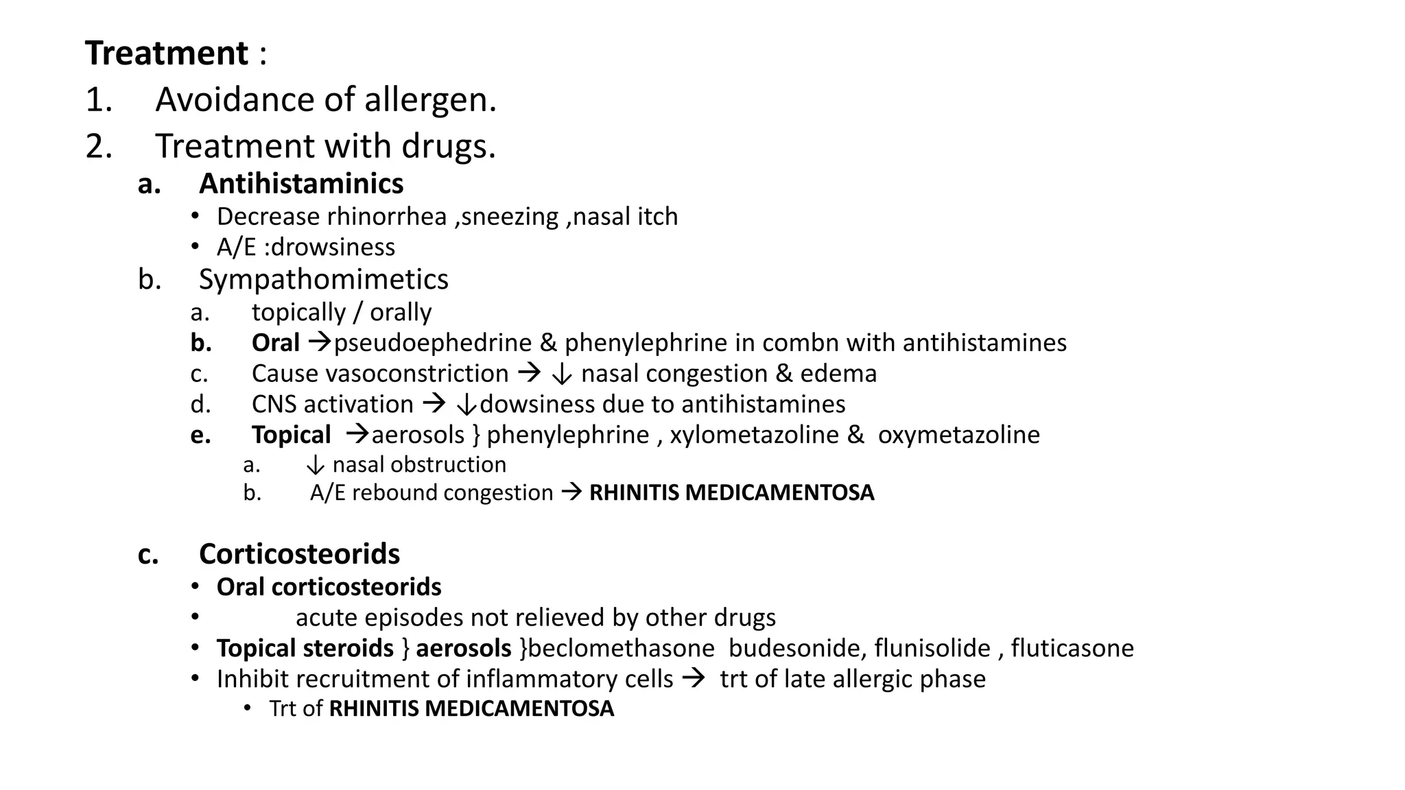 Allergic rhinitis symptoms signs treatment ent ppt | PPTX