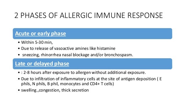 Allergic rhinitis symptoms