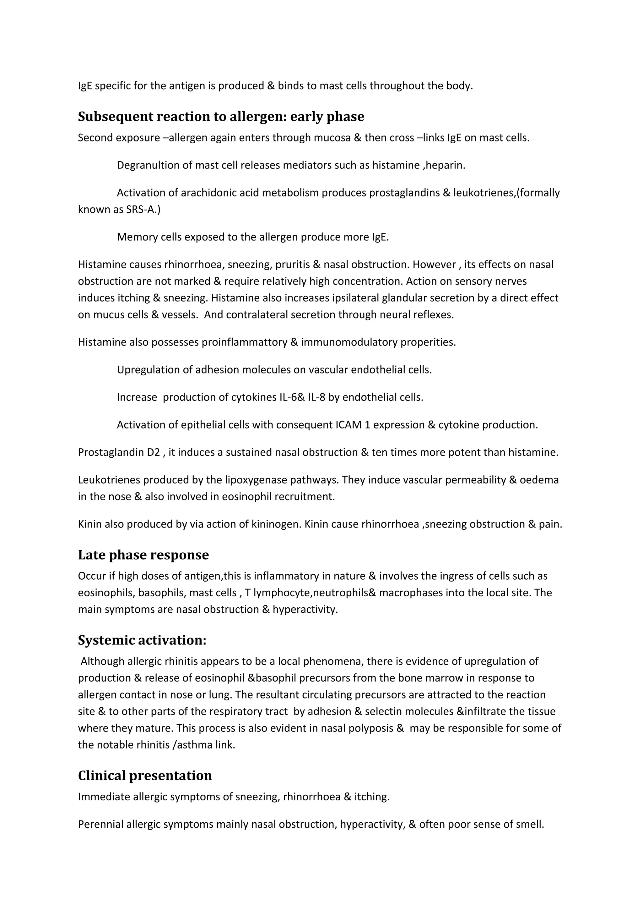 Allergic rhinitis | DOC