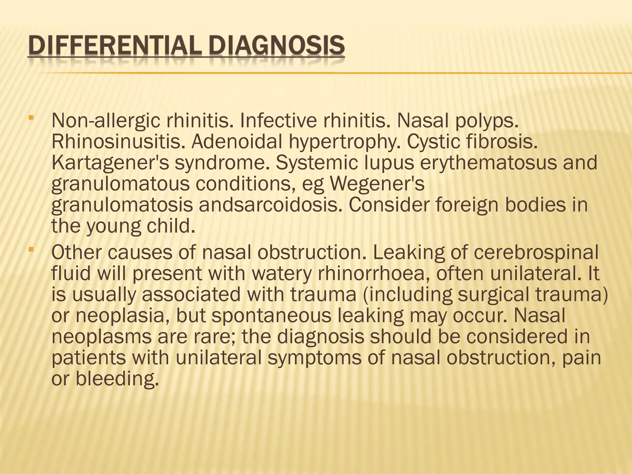 Allergic rhinitis | PPT