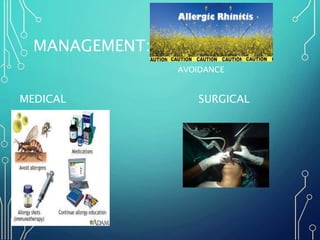 MANAGEMENT:
MEDICAL SURGICAL
AVOIDANCE
 