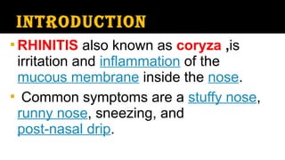 Allergic rhinitis. | PPT