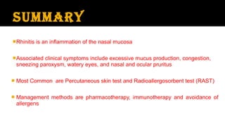 Allergic rhinitis. | PPT