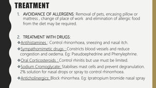 Allergic rhinitis | PPTX