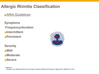 Aria Rhinitis Management of Allergic Rhinitis .pptx