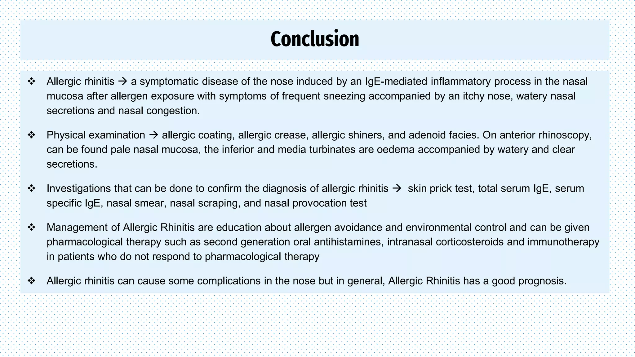Allergic Rhinitis | PDF