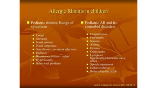 Comprehensive Overview of Allergic Rhinitis and Its Impact on Children ...