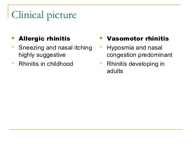 Vaso Rhinitis Vasomotor Rhinitis Definition: What Is Vasomotor Rhinitis – LASY
