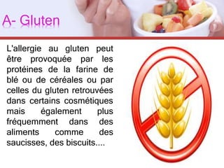 Allergie alimentaire Slide 22