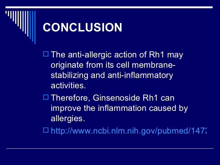 Allergy And Ginseng Case Study