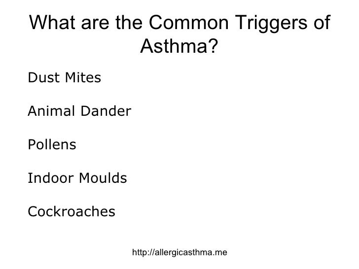 Allergy induced asthma