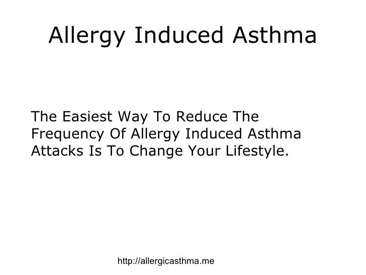 Allergy induced asthma