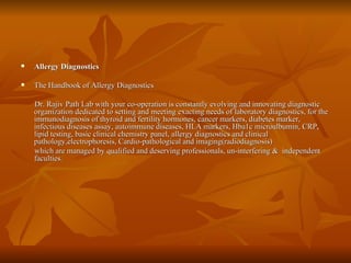 Allergy Power Point Presentation | PPT